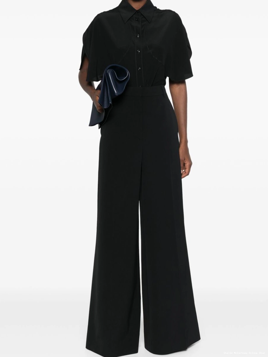 Affordable silk Women McCartney Stella ruffle-detail shirt 0705